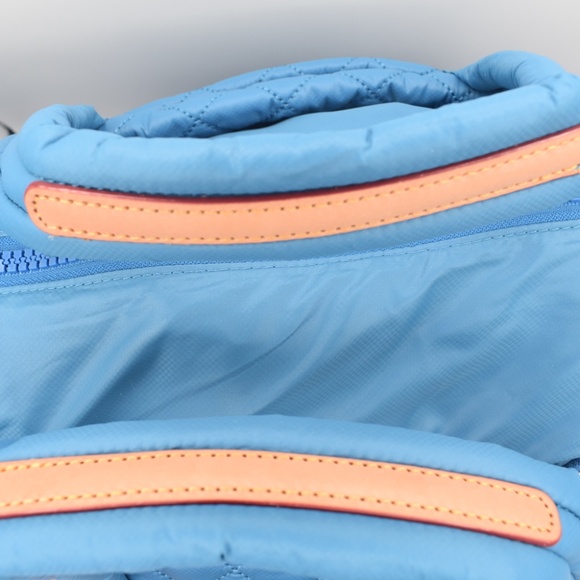 MZ Wallace Blue Ocean Small Metro Tote Quilted Deluxe II No Strap EUC - Picture 6 of 9